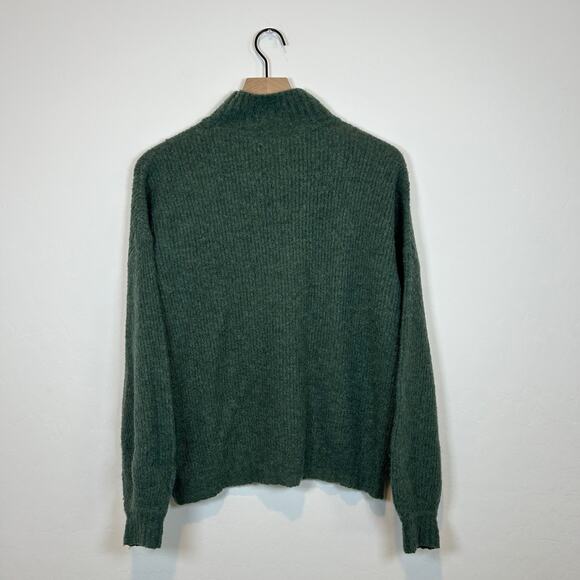 Lovers and Friends Independent Sweater Wool blend in Evergreen Women’s Size M - Picture 9 of 10